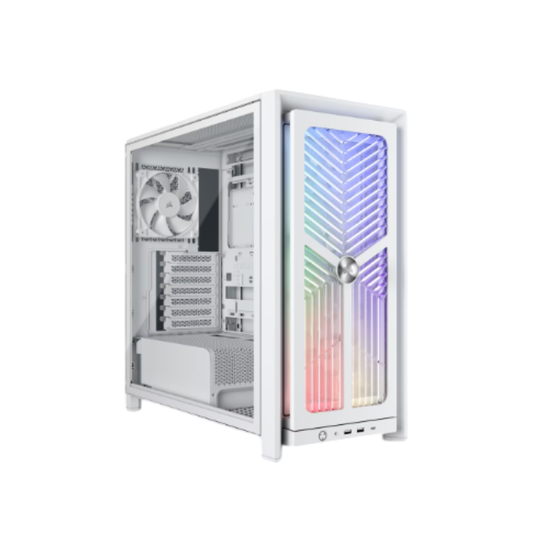 Gabinete Corsair FRAME 4000X RS Mid-Tower TG Fan x3 White Gabinete Corsair FRAME 4000X RS Mid-Tower TG Fan x3 White