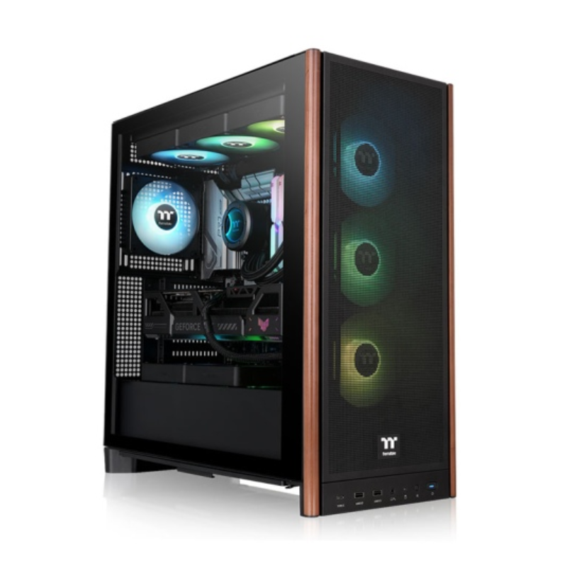 Gabinete TT S370 WS TG Fan CT120 x4 Black Gabinete TT S370 WS TG Fan CT120 x4 Black