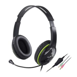Auricular c/Mic Genius HS-400A,Green,+Single Jack Cable Auricular c/Mic Genius HS-400A,Green,+Single Jack Cable