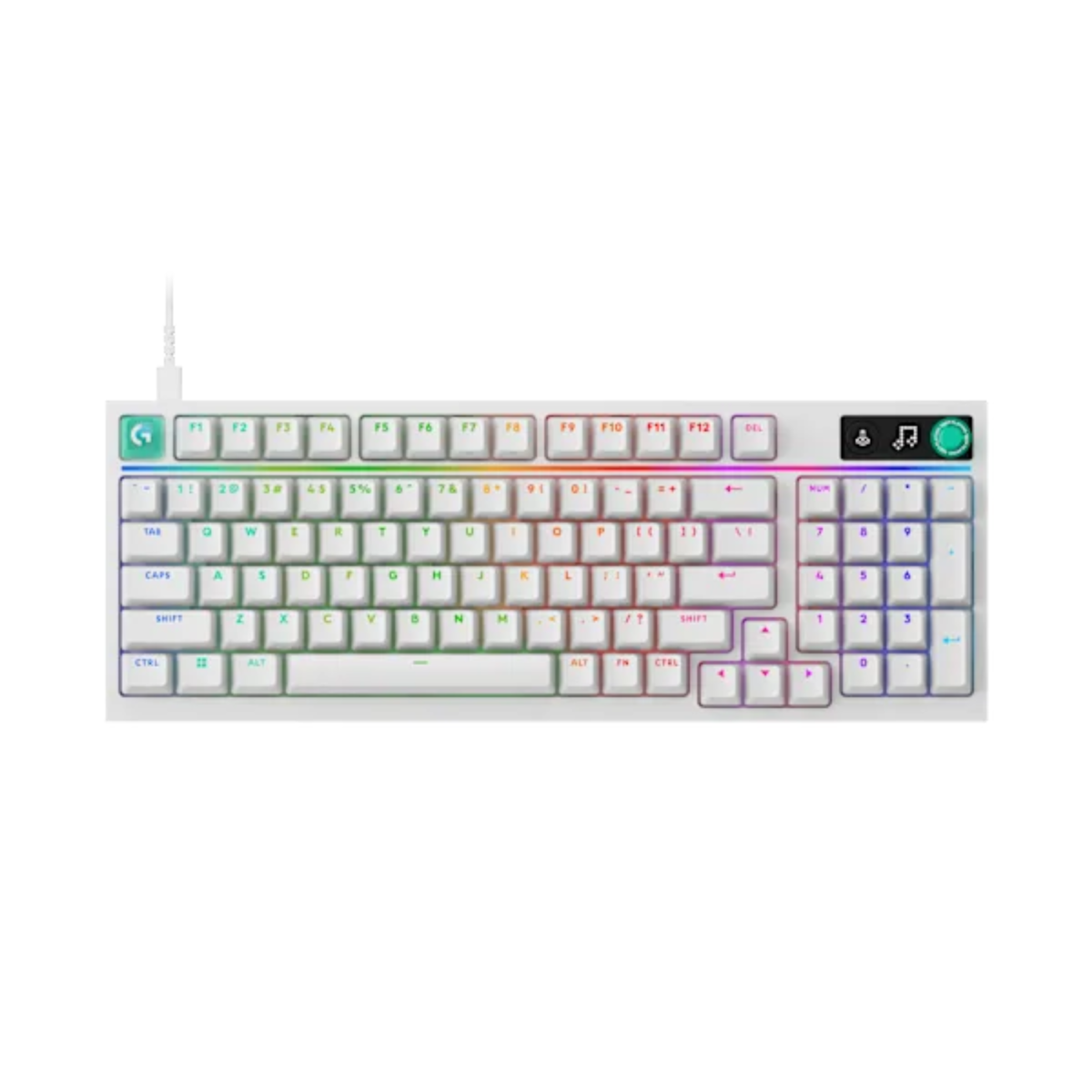 Teclado Logitech G316 X White USB Mec 920-014226 Teclado Logitech G316 X White USB Mec 920-014226