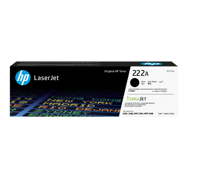 W2220A HP 222A BLK LJ Toner Cartridge