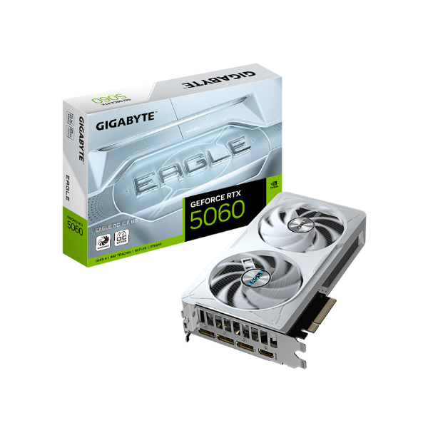 VGA Gigabyte GeForce RTX 5060 EAGLE OC ICE 8G VGA Gigabyte GeForce RTX 5060 EAGLE OC ICE 8G