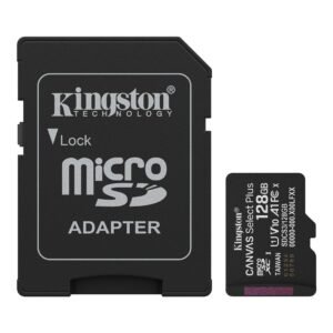 MicroSD KINGSTON 128GB c/Adap Gen3 150MB/s Canvas S Plus CL10 MicroSD KINGSTON 128GB c/Adap Gen3 150MB/s Canvas S Plus CL10