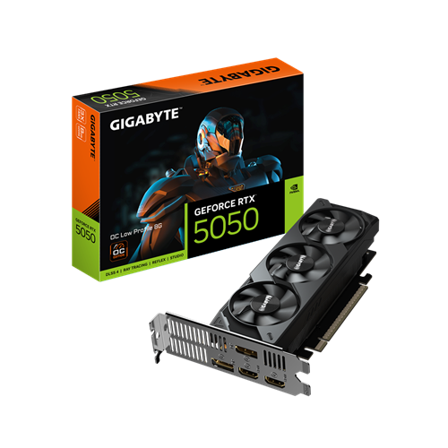 VGA Gigabyte GeForce RTX 5050 OC Low Profile 8G VGA Gigabyte GeForce RTX 5050 OC Low Profile 8G