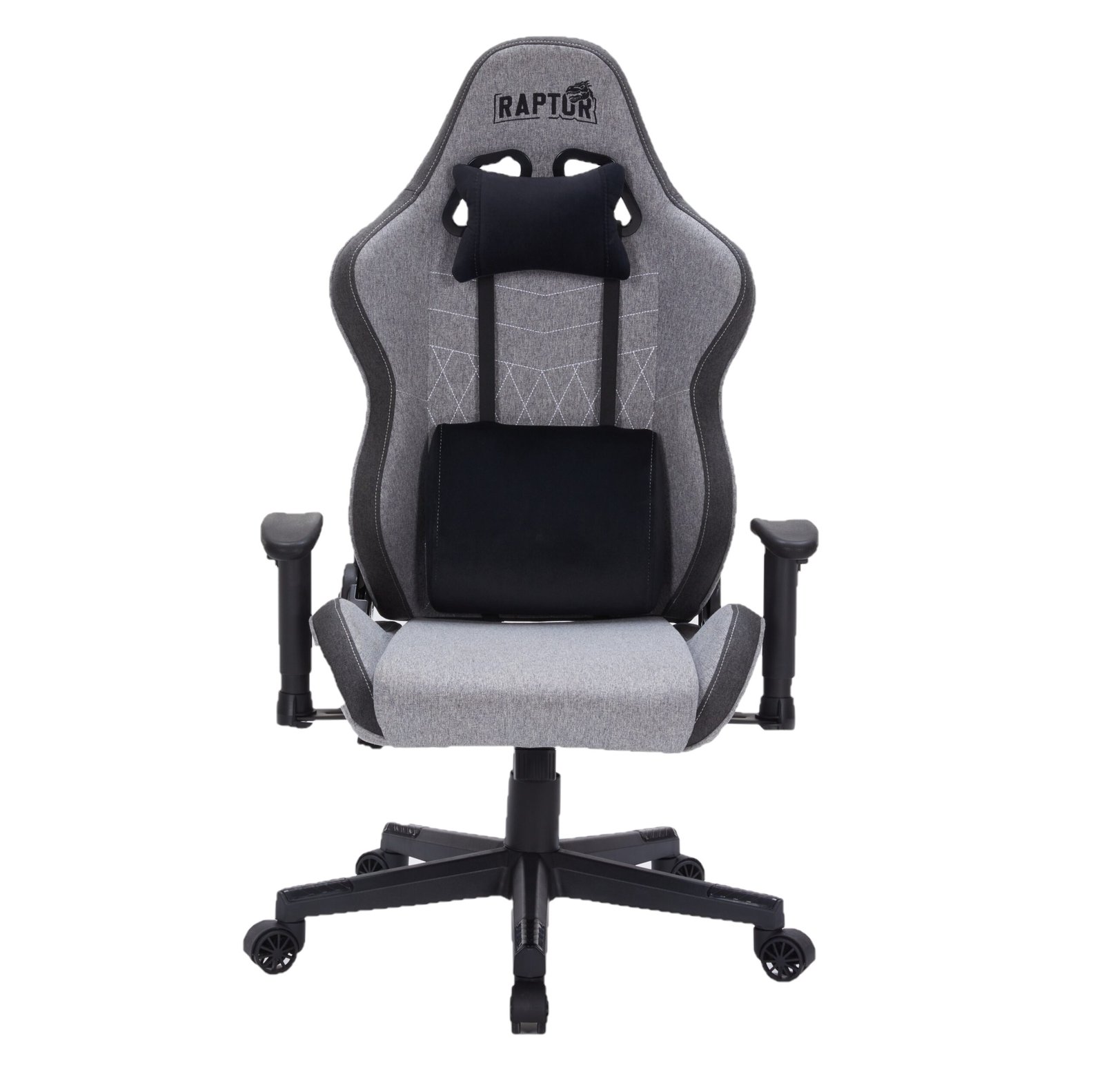 Silla Gamer Raptor Throne R1 Tela Gris Silla Gamer Raptor Throne R1 Tela Gris