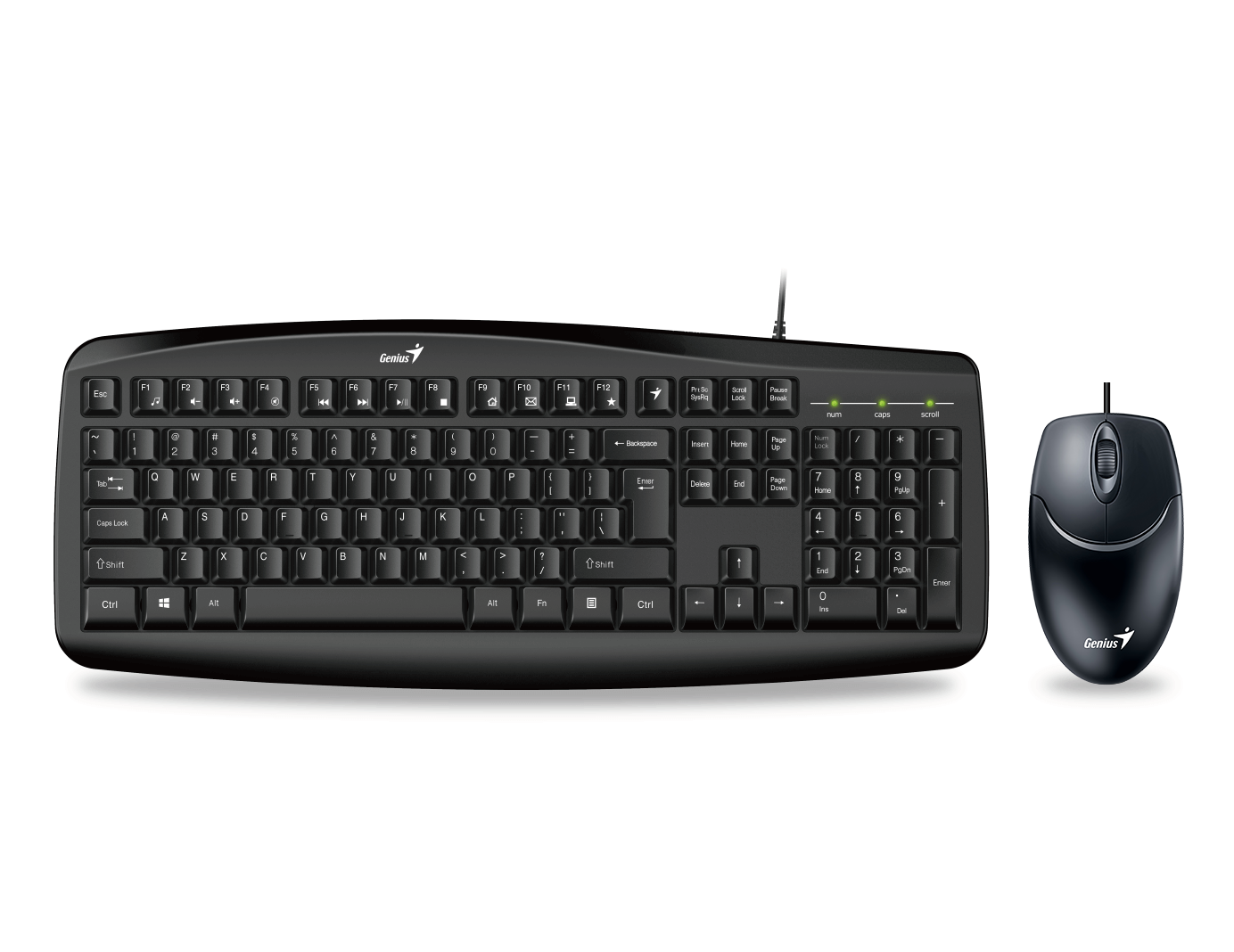Teclado+Mouse Genius KM-200 USB BLK Teclado+Mouse Genius KM-200 USB BLK