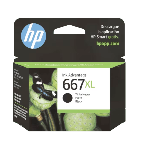3YM81AL HP 667XL Black Ink Cartridge 3YM81AL HP 667XL Black Ink Cartridge