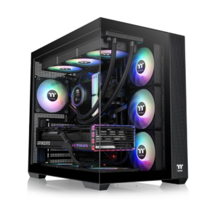Gabinete TT View 380 Mid-Tower TG x2 Fan ARGB x4 Black Gabinete TT View 380 Mid-Tower TG x2 Fan ARGB x4 Black