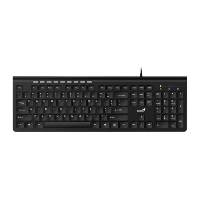 Teclado Genius SlimStar 230 II BLK USB Black Teclado Genius SlimStar 230 II BLK USB Black