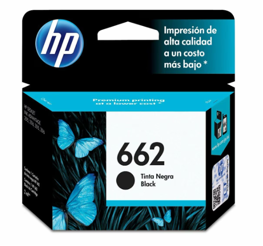 CZ103AL CARTUCHO DE TINTA HP 662 NEGRO