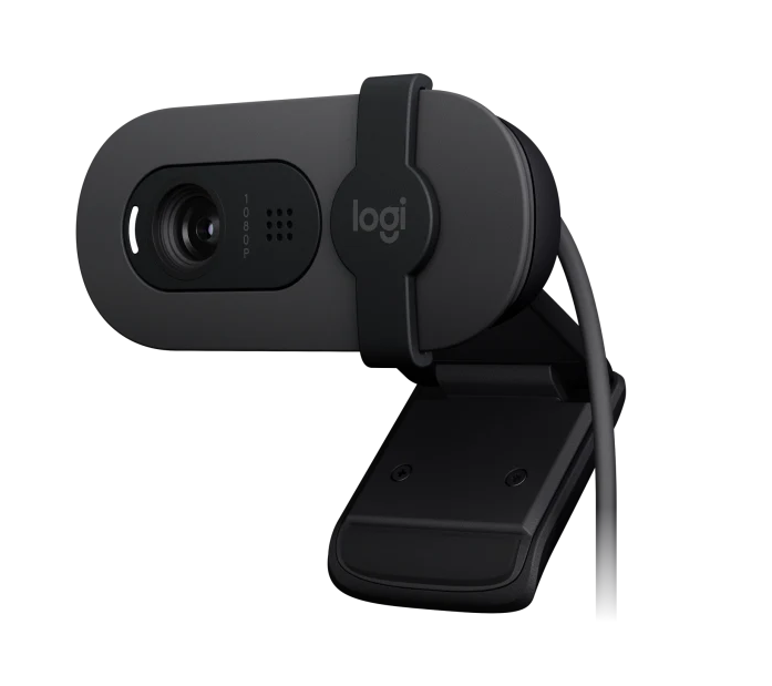Web Cam Logitech Brio 100 Graphite 960-001586 Web Cam Logitech Brio 100 Graphite 960-001586