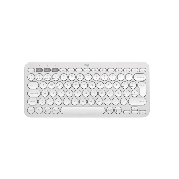 Teclado Logitech Bluetooth K380s Pebble White 920-011784 Teclado Logitech Bluetooth K380s Pebble White 920-011784