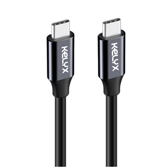 Cable Kelyx USB Type C a Type C 240W / 20Gbp – 4K ULTRA HD 1mt Cable Kelyx USB Type C a Type C 240W / 20Gbp – 4K ULTRA HD 1mt