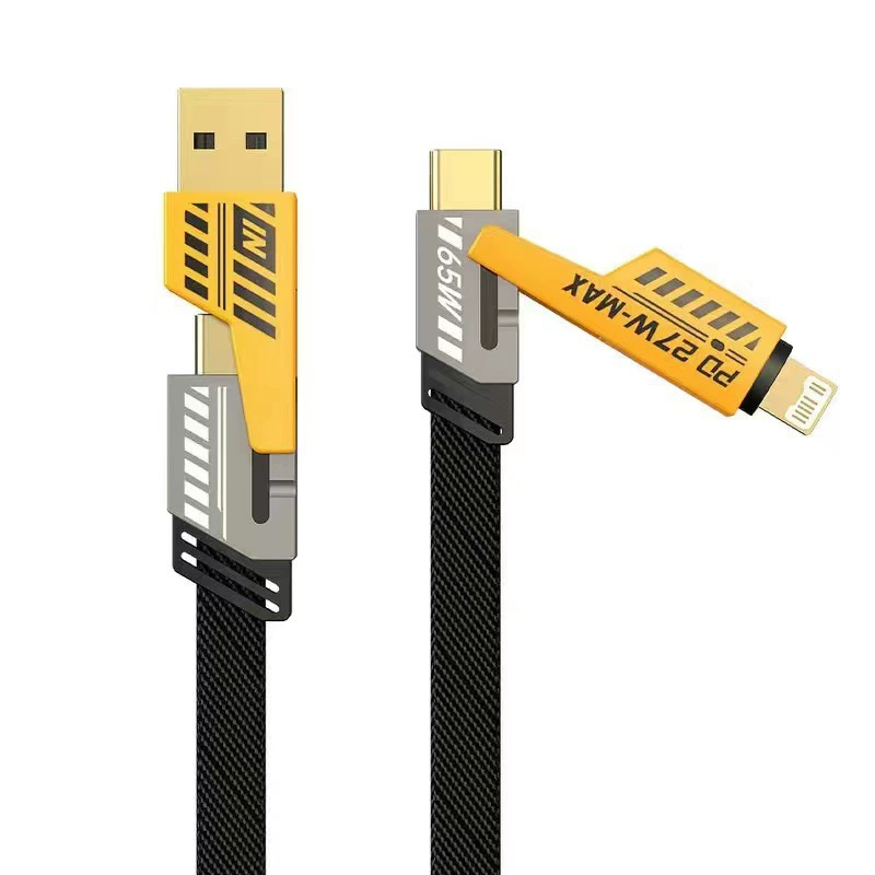 Cable Kelyx USB 4 en 1 – Type C / USB 3.0 / Lightning 1.5mts Cable Kelyx USB 4 en 1 – Type C / USB 3.0 / Lightning 1.5mts