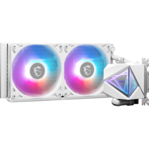 Water Cooling MSI MAG CORELIQUID I240 2x CPU Cooler 240mm White Water Cooling MSI MAG CORELIQUID I240 2x CPU Cooler 240mm White