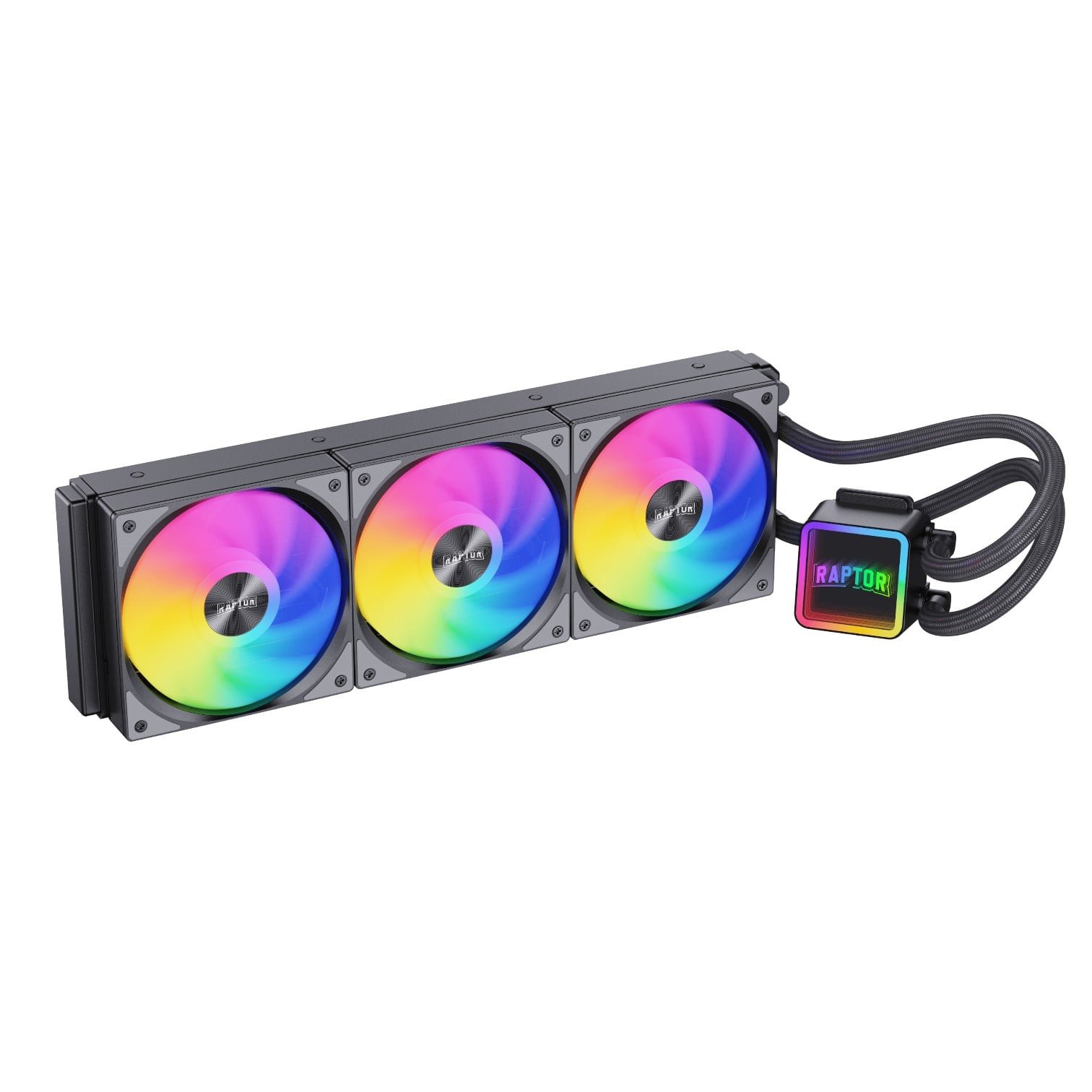 Water Cooling Raptor Aqua Core 360 3x CPU Cooler 360mm Negro Water Cooling Raptor Aqua Core 360 3x CPU Cooler 360mm Negro