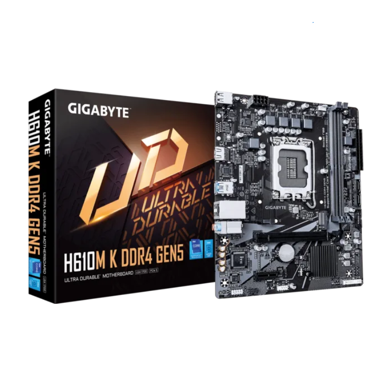 Mother Gigabyte H610M K DDR4 GEN 5 1700 (12va/13va/14va Gen) Mother Gigabyte H610M K DDR4 GEN 5 1700 (12va/13va/14va Gen)