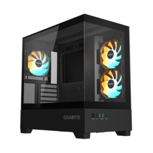 Gabinete Gigabyte C201 Panoramic TG x2 Mid-Tower Fan ARGB x3 Black Gabinete Gigabyte C201 Panoramic TG x2 Mid-Tower Fan ARGB x3 Black
