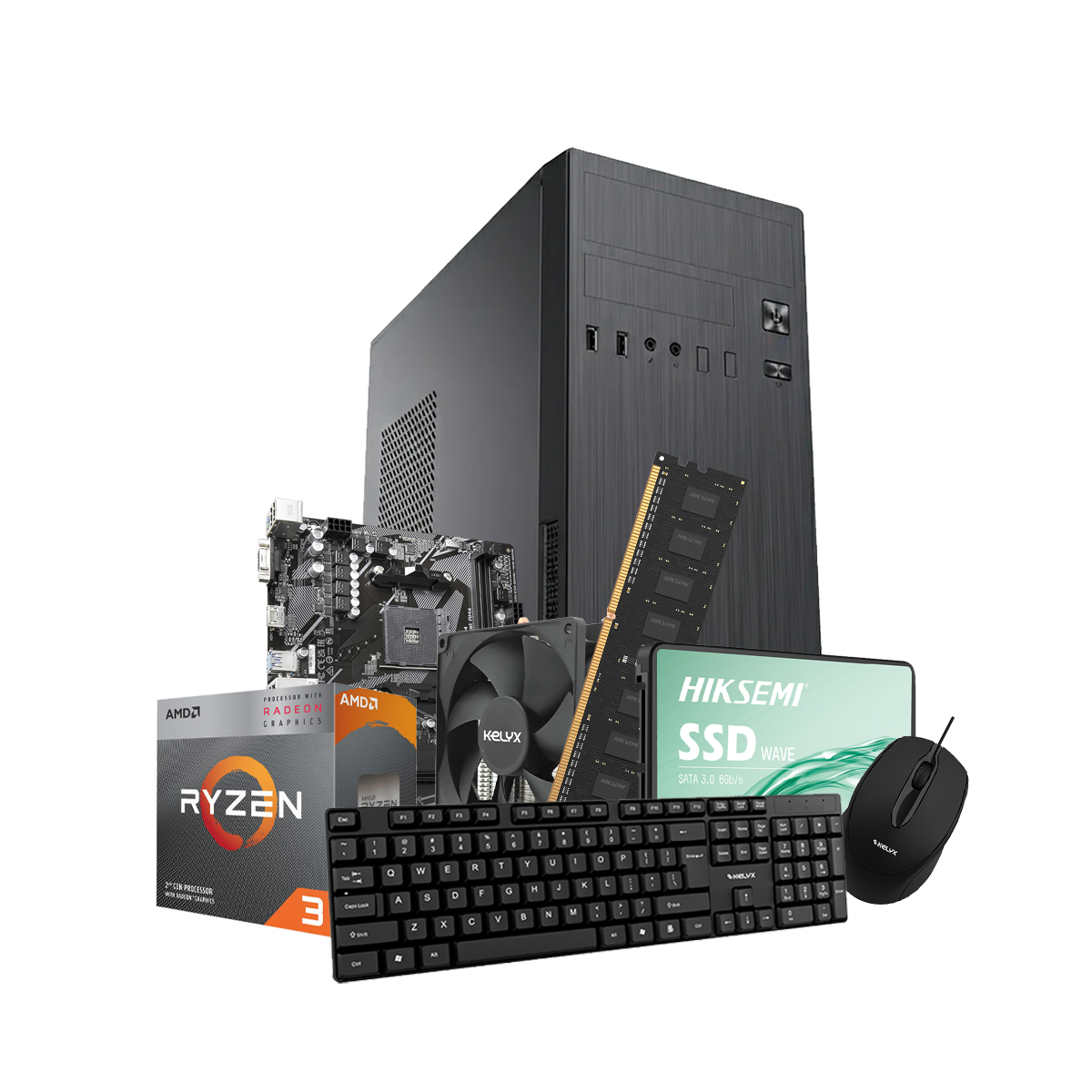 Pc Kelyx AMD Ryzen 3-3200G 8G SSD 480Gb (GIGA) Pc Kelyx AMD Ryzen 3-3200G 8G SSD 480Gb (GIGA)