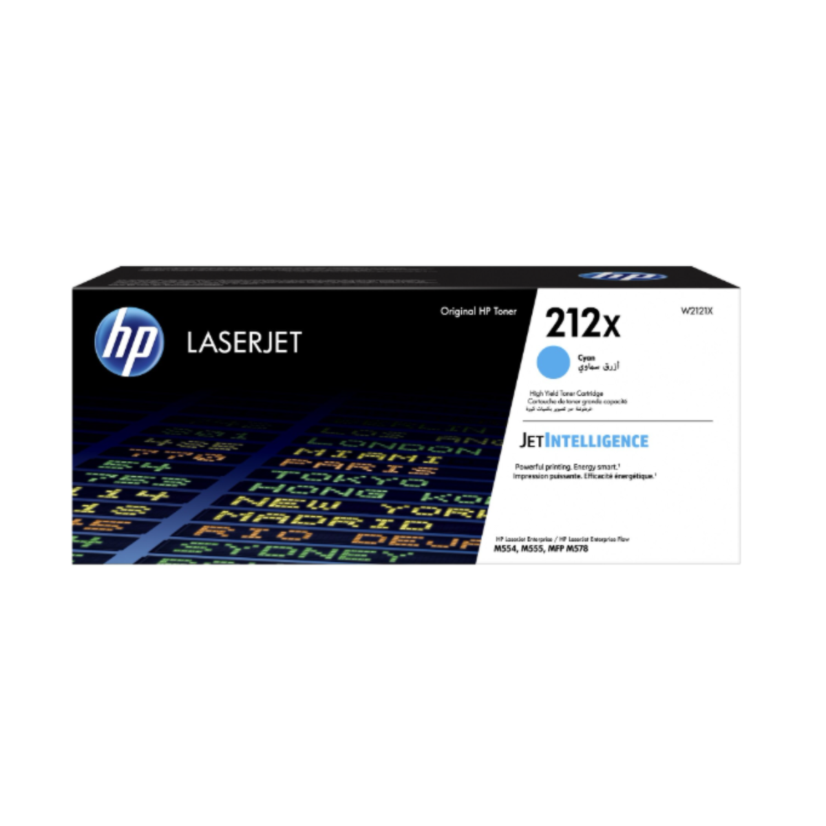 HP 212X HY CYAN Toner Cartridge W2121X HP 212X HY CYAN Toner Cartridge W2121X