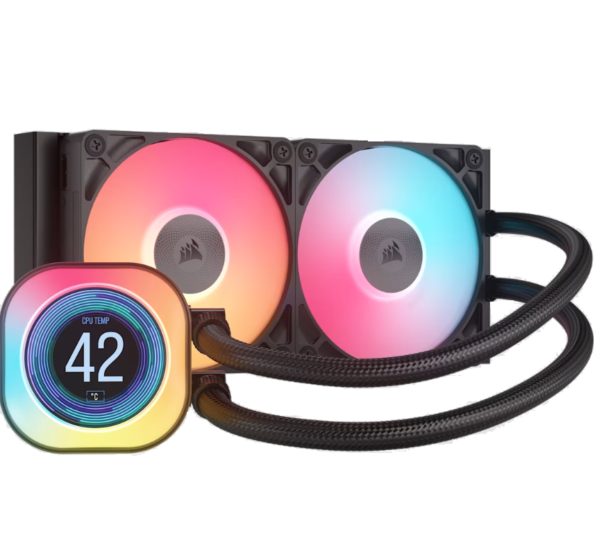 Water Cooling Corsair iCUE LINK TITAN 240 RX LCD 2x CPU Cooler 240mm Black Water Cooling Corsair iCUE LINK TITAN 240 RX LCD 2x CPU Cooler 240mm Black