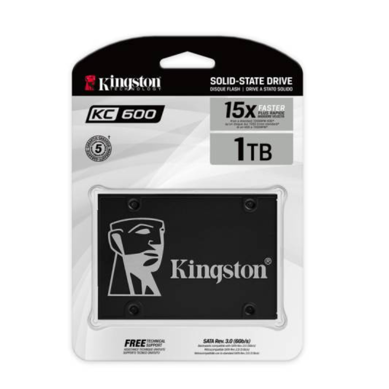Disco SSD KINGSTON KC600 1024 GB SATA Interno 7 mm Disco SSD KINGSTON KC600 1024 GB SATA Interno 7 mm