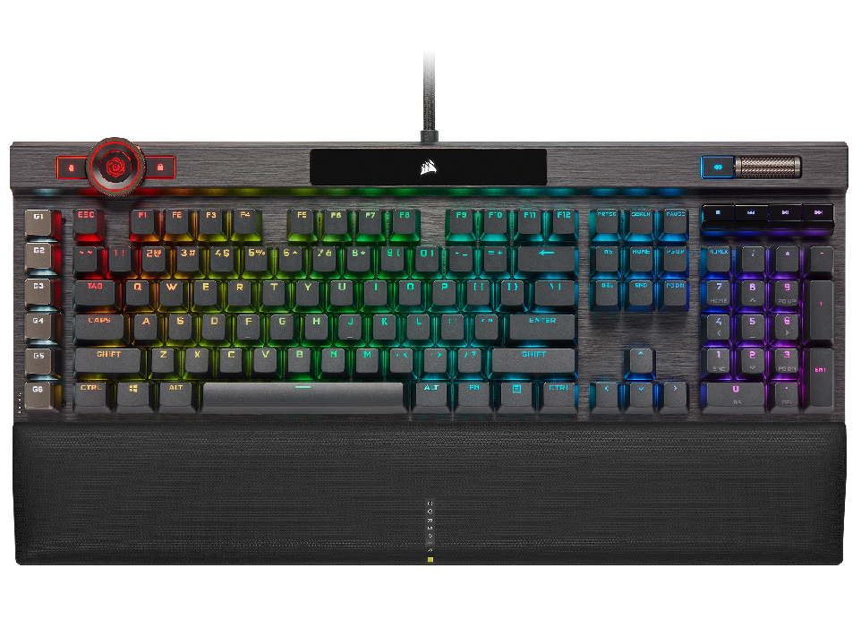 Teclado Corsair K100 RGB Mecanico Switch Corsair OPX Black Teclado Corsair K100 RGB Mecanico Switch Corsair OPX Black