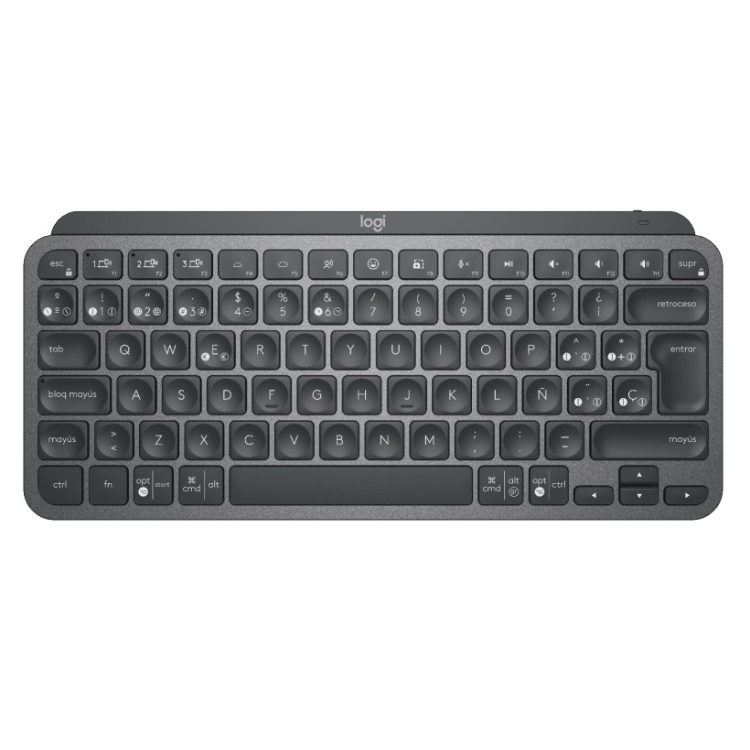 Teclado Logitech Wireless MX Keys Mini Black Retroilum 920-010476 Teclado Logitech Wireless MX Keys Mini Black Retroilum 920-010476