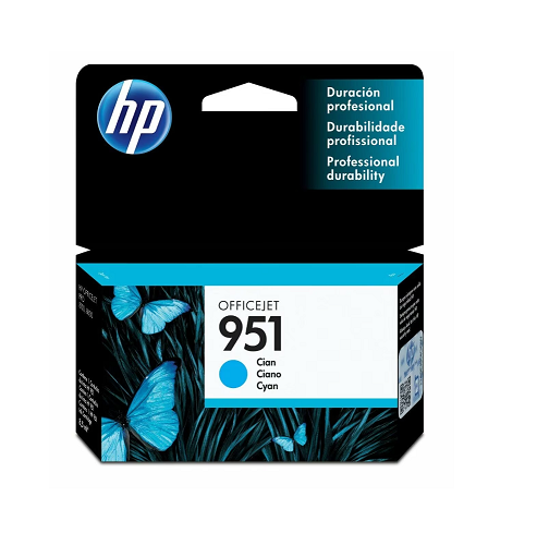 CN050AL HP 951 Cyan Officejet Ink Cartridge CN050AL HP 951 Cyan Officejet Ink Cartridge