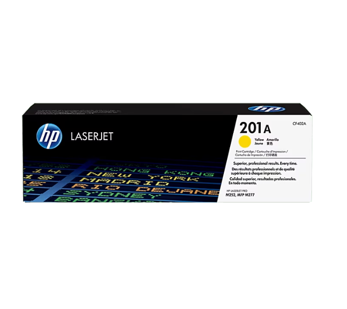 CF402A HP 201A Yellow LaserJet Toner Cartridge CF402A HP 201A Yellow LaserJet Toner Cartridge