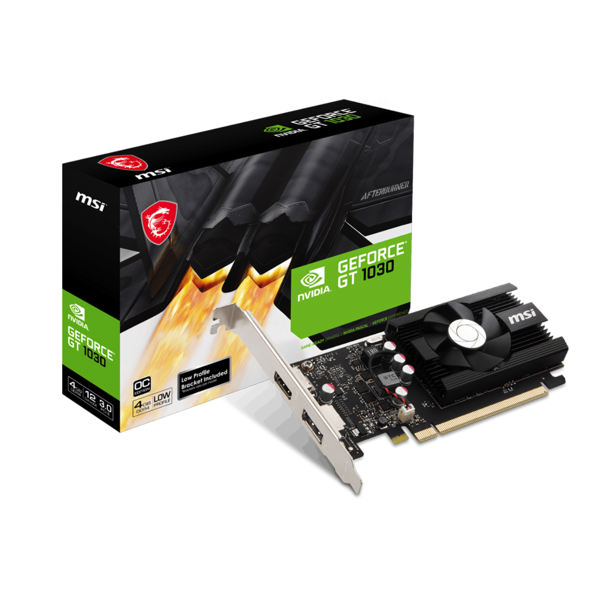 VGA MSI GeForce GT 1030 4G LP DDR4 OC VGA MSI GeForce GT 1030 4G LP DDR4 OC