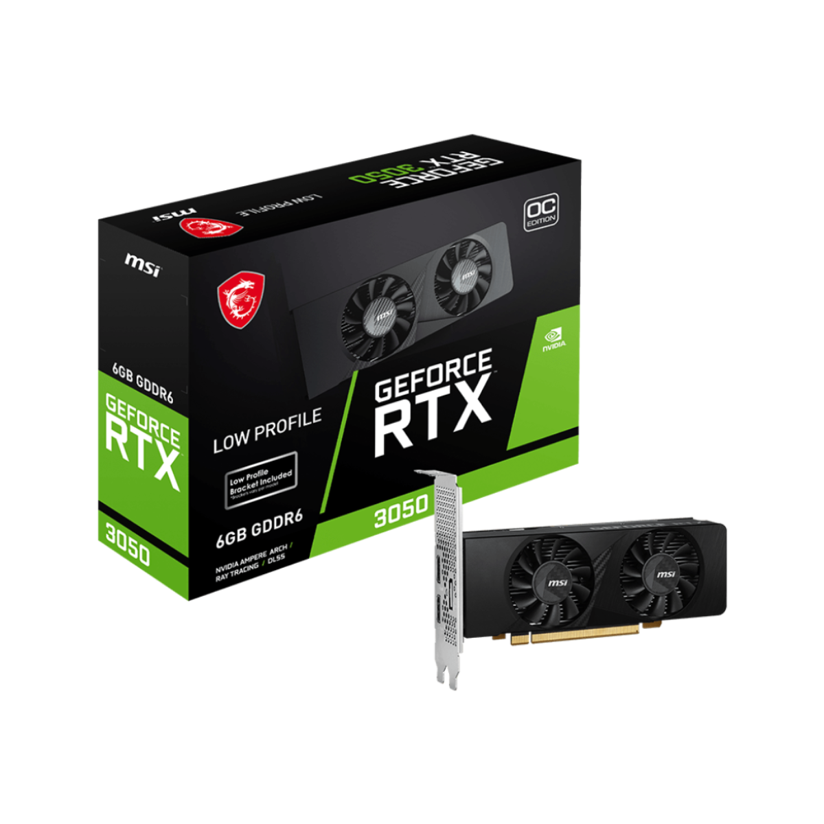 VGA MSI GeForce RTX 3050 LP 6G OC VGA MSI GeForce RTX 3050 LP 6G OC