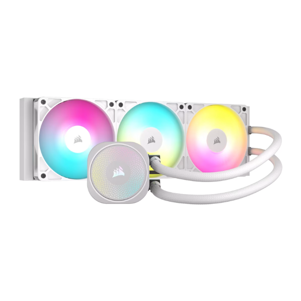 Water Cooling Corsair NAUTILUS 3x CPU Cooler 360mm RS ARGB White