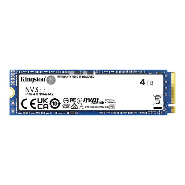 Disco SSD M.2 KINGSTON SNV3S 4000GB NVMe PCIe 4.0 Disco SSD M.2 KINGSTON SNV3S 4000GB NVMe PCIe 4.0