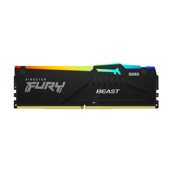 Memoria DDR5 Kingston 16Gb 5600 MHz FURY BEAST RGB Memoria DDR5 Kingston 16Gb 5600 MHz FURY BEAST RGB