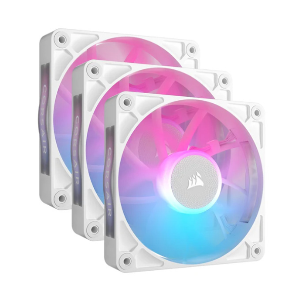 Fan Cooler Corsair iCUE LINK RX120 RGB 120mm White Pack x3 Fan Cooler Corsair iCUE LINK RX120 RGB 120mm White Pack x3