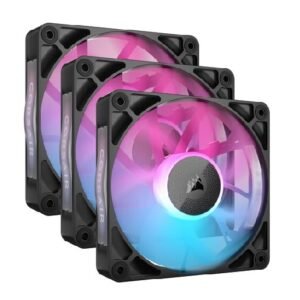 Fan Cooler Corsair iCUE LINK RX120 RGB 120mm Black Pack x3 Fan Cooler Corsair iCUE LINK RX120 RGB 120mm Black Pack x3