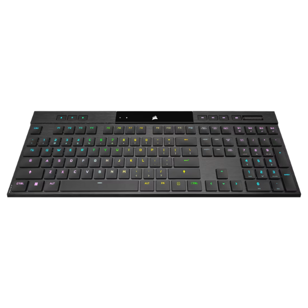 Teclado Corsair K100 Air RGB Mecanico Switch Cherry MX Ultra Low Profile Black Wireless Teclado Corsair K100 Air RGB Mecanico Switch Cherry MX Ultra Low Profile Black Wireless
