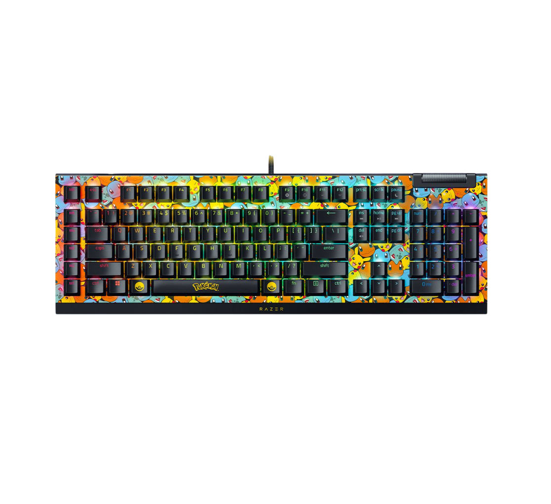 Teclado Razer BlackWidow V4 X Pokémon Edition Teclado Razer BlackWidow V4 X Pokémon Edition