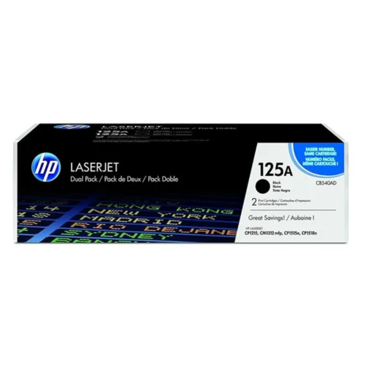 HP LaserJet 125A Black CP1215/1515 CB540A HP LaserJet 125A Black CP1215/1515 CB540A