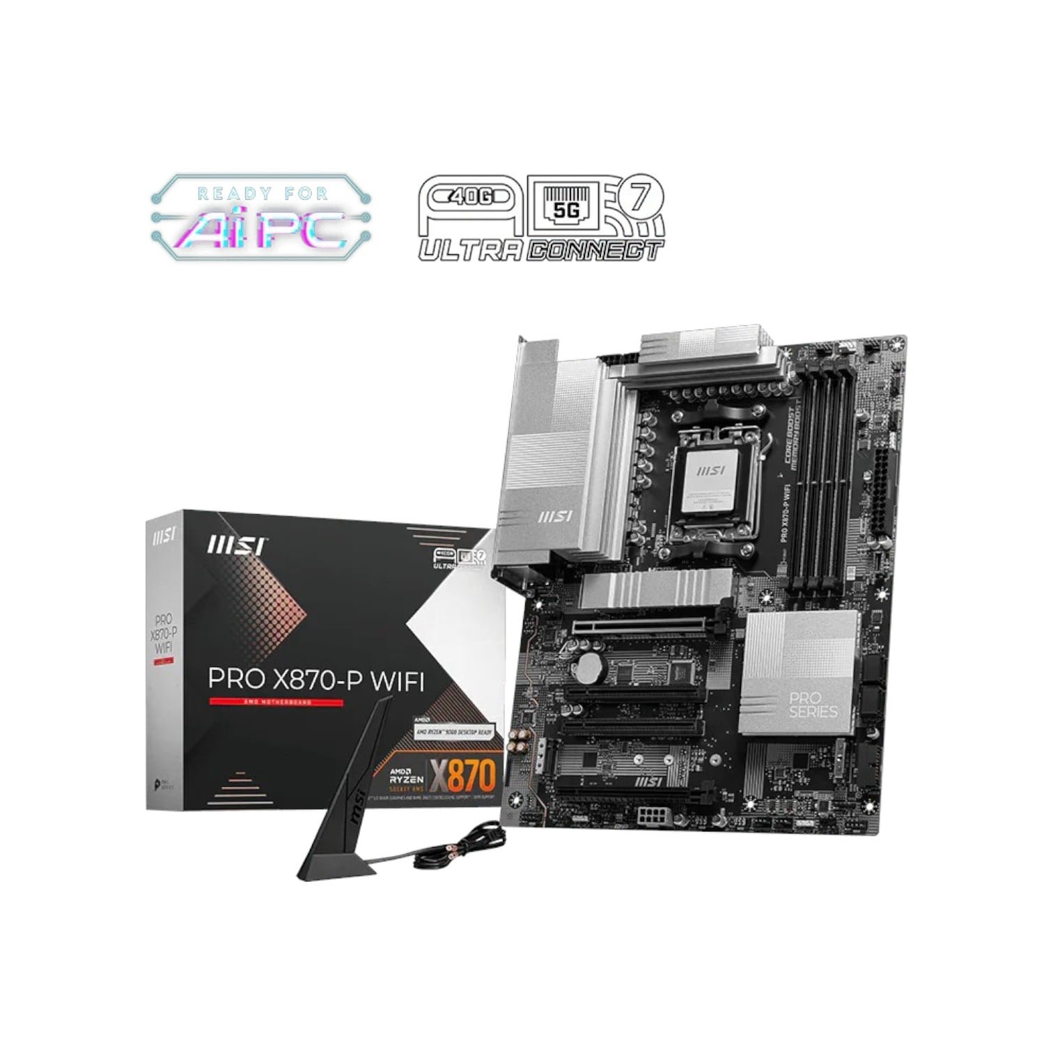Mother MSI PRO X870-P WIFI DDR5 AM5 (Serie 7000/8000/9000) Mother MSI PRO X870-P WIFI DDR5 AM5 (Serie 7000/8000/9000)