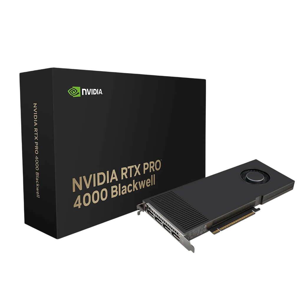 VGA PNY QUADRO RTX PRO 4000 Blackwell 24Gb GDDR7 4x Mini Display Port VGA PNY QUADRO RTX PRO 4000 Blackwell 24Gb GDDR7 4x Mini Display Port