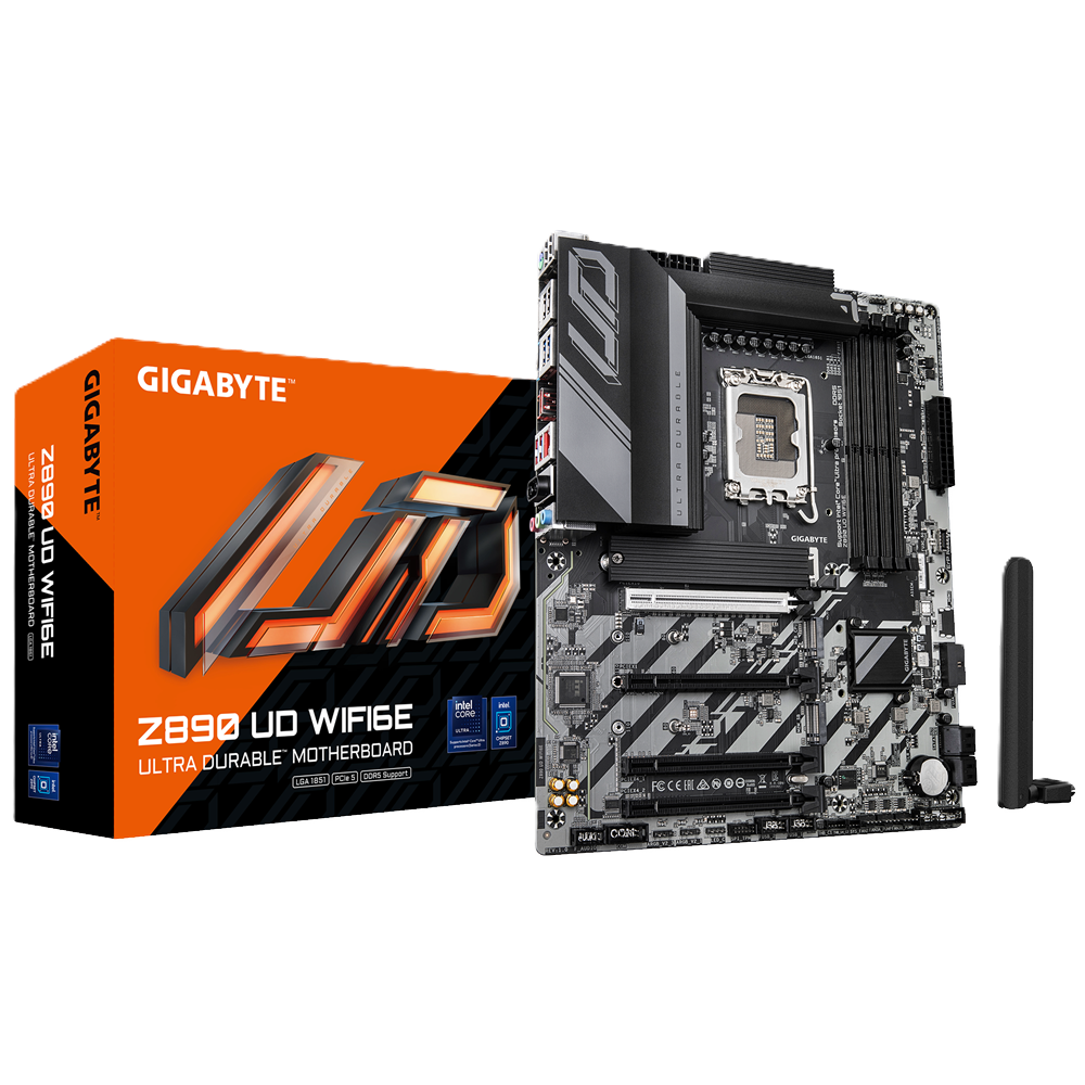 Mother Gigabyte Z890 UD WIFI6E DDR5 1851 (Serie Ultra) Mother Gigabyte Z890 UD WIFI6E DDR5 1851 (Serie Ultra)