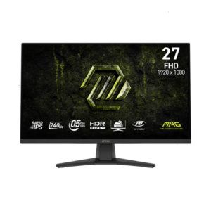 Monitor Gamer MSI 27″ MAG 272F FHD Rapid IPS 240Hz 0.5ms Flat 2xHDMI + 1xDP (II) Monitor Gamer MSI 27″ MAG 272F FHD Rapid IPS 240Hz 0.5ms Flat 2xHDMI + 1xDP (II)