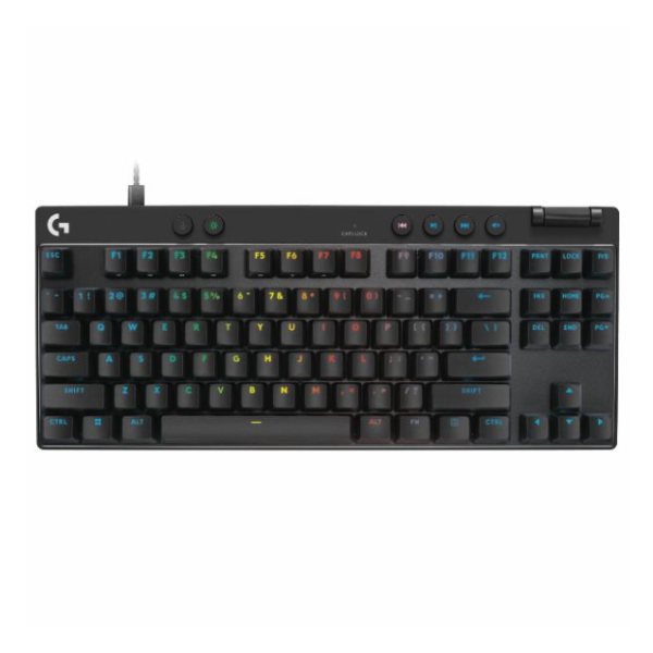 Teclado Logitech PRO X TKL Rapid Black 920-013131 Teclado Logitech PRO X TKL Rapid Black 920-013131