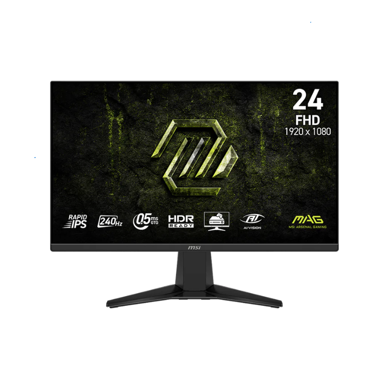 Monitor Gamer MSI 24″ MAG 245F FHD Rapid IPS 240Hz 0.5ms 2xHDMI + 1xDP (II) Monitor Gamer MSI 24″ MAG 245F FHD Rapid IPS 240Hz 0.5ms 2xHDMI + 1xDP (II)