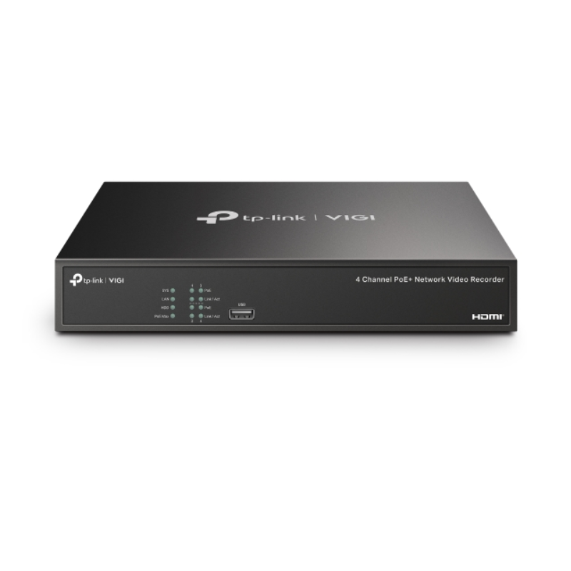 VIGI NVR1004H-4P 4 CH con puertos PoE+ VIGI NVR1004H-4P 4 CH con puertos PoE+