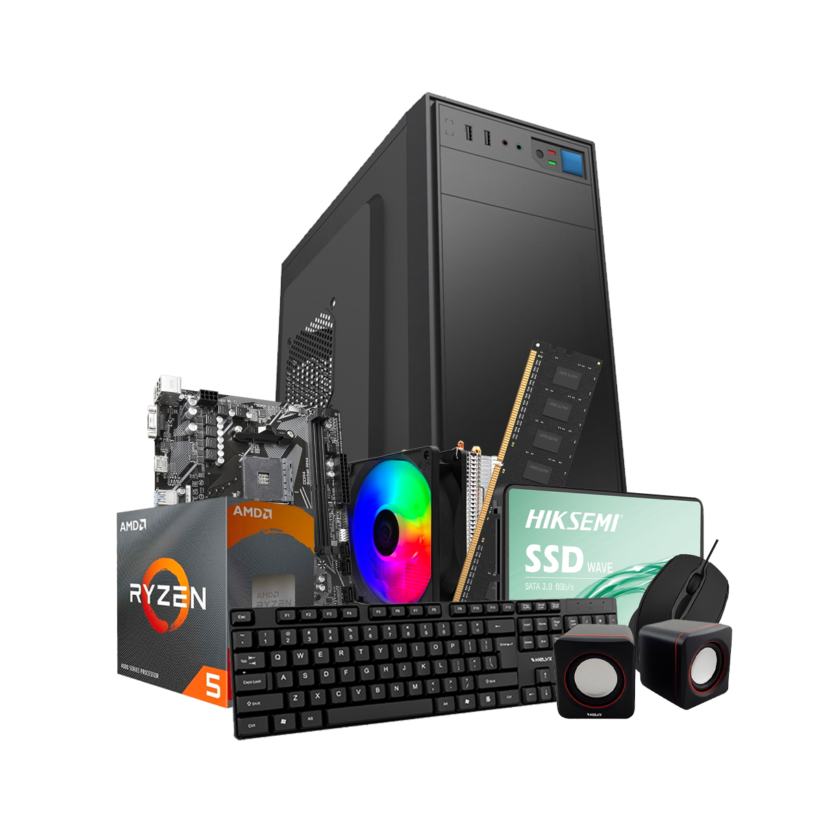 Pc Kelyx AMD Ryzen 5-3400G 8G SSD 480Gb (GIGA) Pc Kelyx AMD Ryzen 5-3400G 8G SSD 480Gb (GIGA)