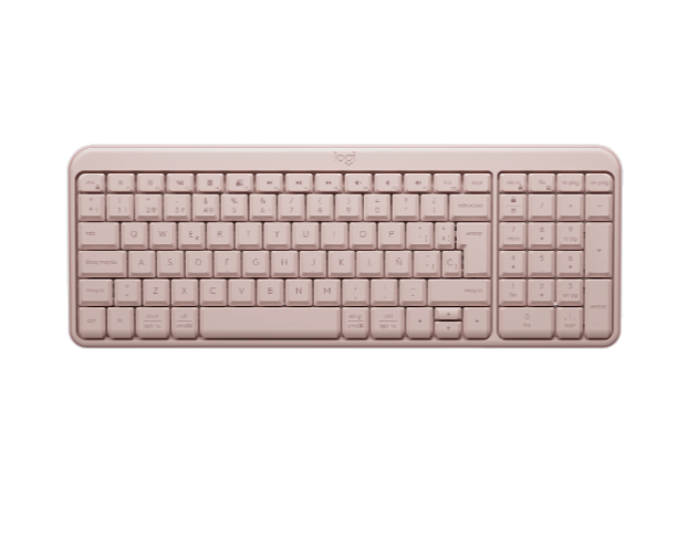 Teclado Logitech Bluetooth K250 Pebble Rose 920-013447 Teclado Logitech Bluetooth K250 Pebble Rose 920-013447